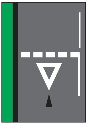 k53 practice question road surface marking illustration